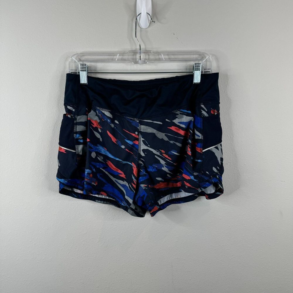 Athleta Womens Fire Ready Set Shorts Size M Activewear Pocket‎ Lined Running
